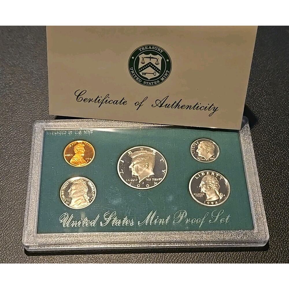1994 Clad Proof Set U.S. Mint Original Government Packaging OGP COA